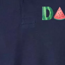 Dada Watermelon Funny Summer Fruit Gift - Great Father's Day Softstyle Adult Sport Polo