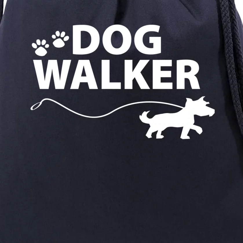 Dog Walker Gift Drawstring Bag