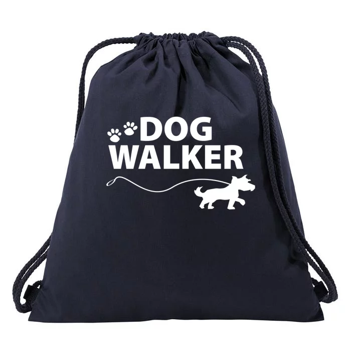 Dog Walker Gift Drawstring Bag