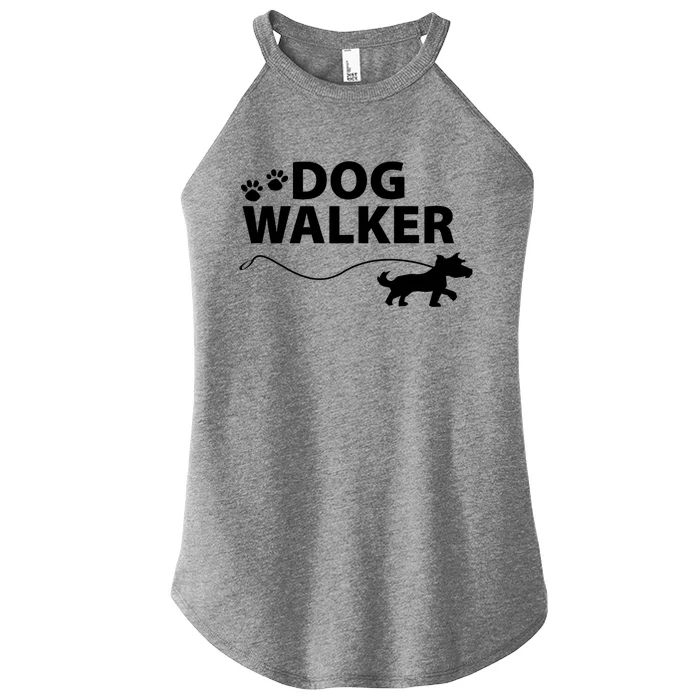 Dog Walker Gift Women’s Perfect Tri Rocker Tank