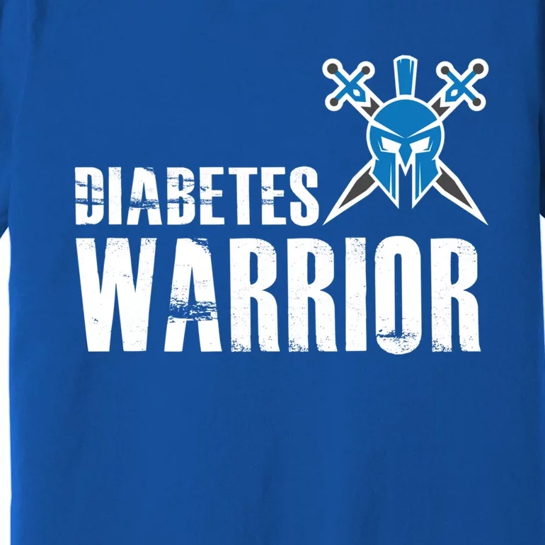 Diabetes Warrior Gift Support Awareness Fighter Gift Premium T-Shirt