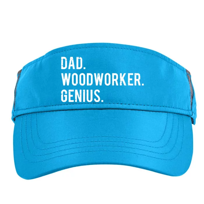 Dad Woodworker Genius Woodworking Father Adult Drive Performance Visor