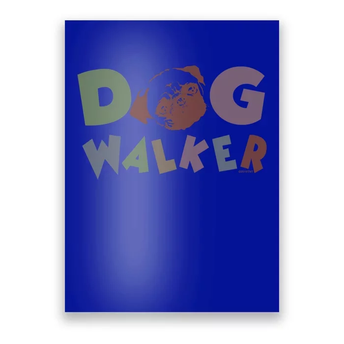 Dog Walker Gift Poster