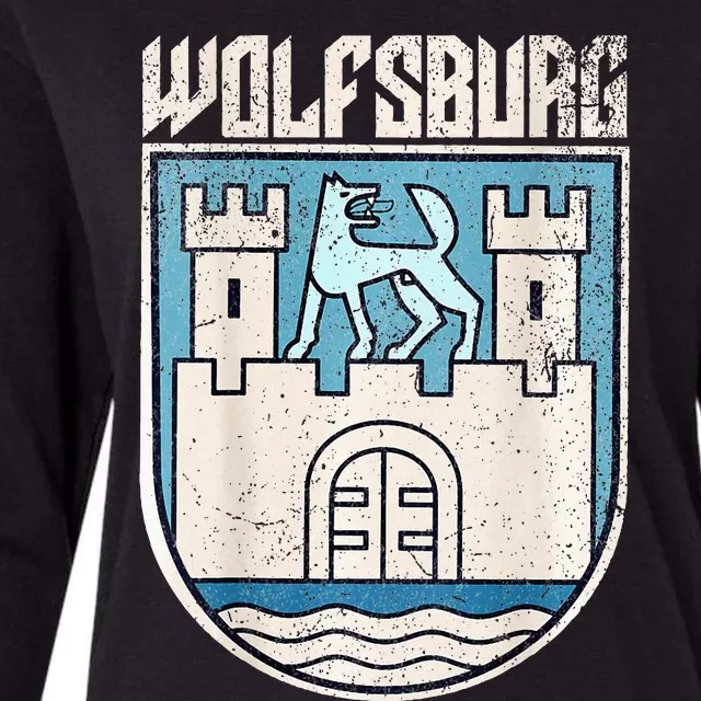 Deutschland Wolfsburg Germany Womens Cotton Relaxed Long Sleeve T-Shirt