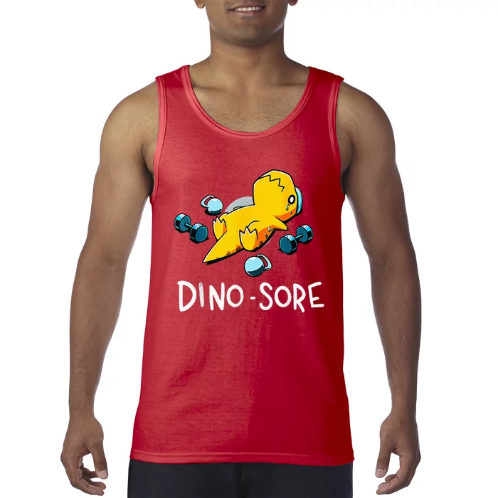 Dinosaur Workout Gym Fitness Lifting Tank Top