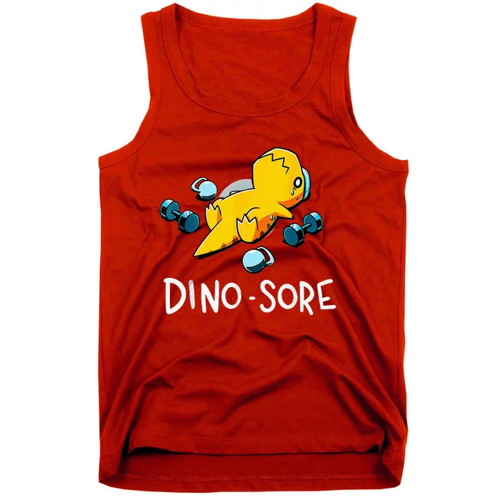 Dinosaur Workout Gym Fitness Lifting Tank Top