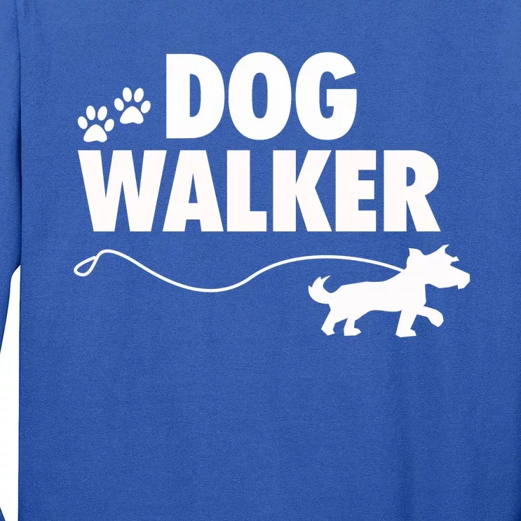 Dog Walker Gift Long Sleeve Shirt