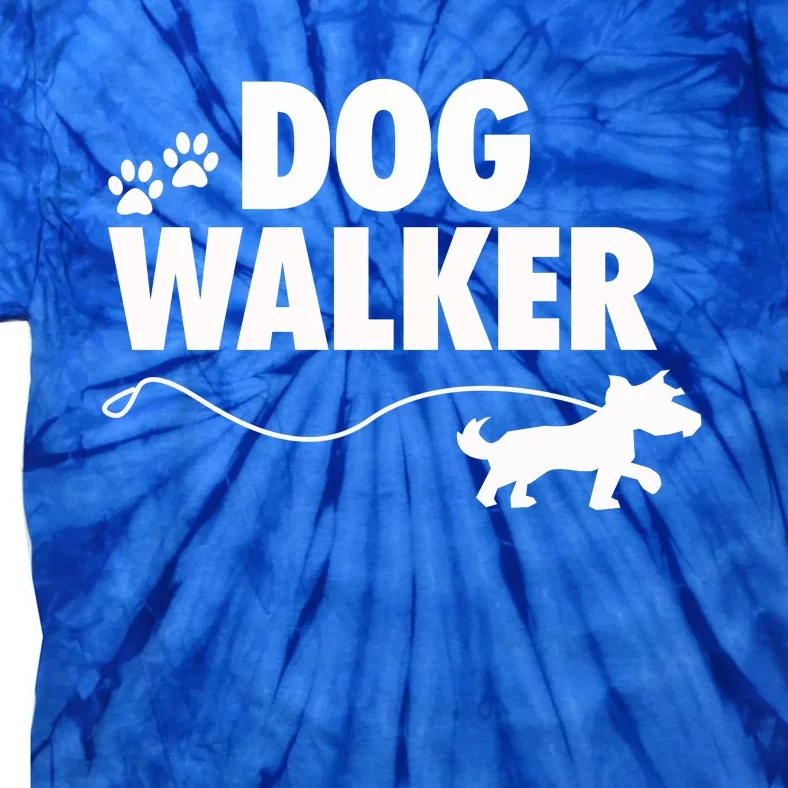 Dog Walker Gift Tie-Dye T-Shirt