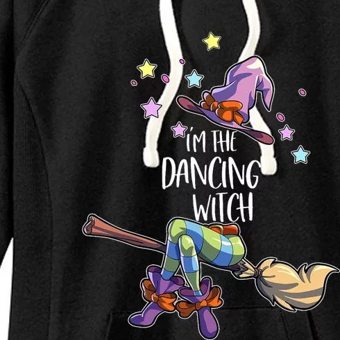 Dancing Witch Halloween Group Matching Halloween Women's Fleece Hoodie