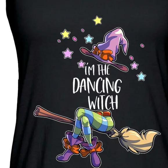 Dancing Witch Halloween Group Matching Halloween Ladies Essential Flowy Tank