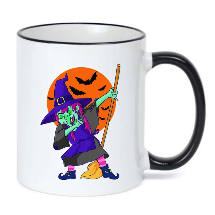 Dabbing Witch Halloween Cute Spooky Witches Gift Women Black Color Changing Mug