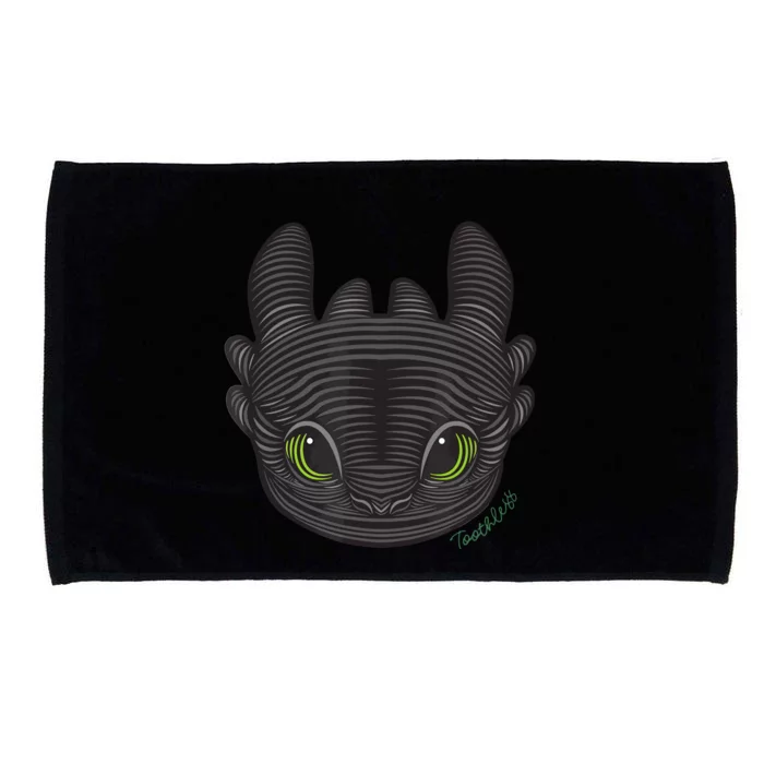 Dream Works How To Train Your Dragon Toothless Cat Microfiber Hand Towel