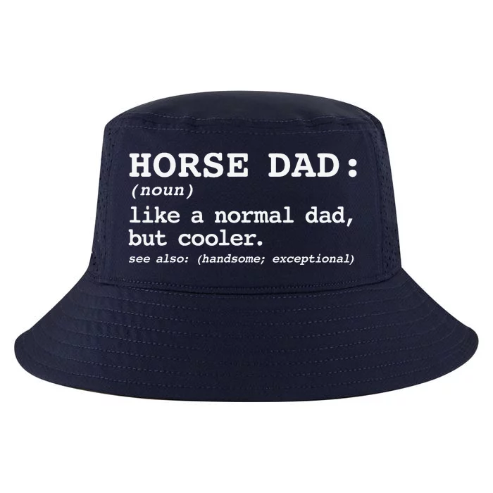 DadS With Horses Equestrian Lover Horse Dad Cool Comfort Performance Bucket Hat