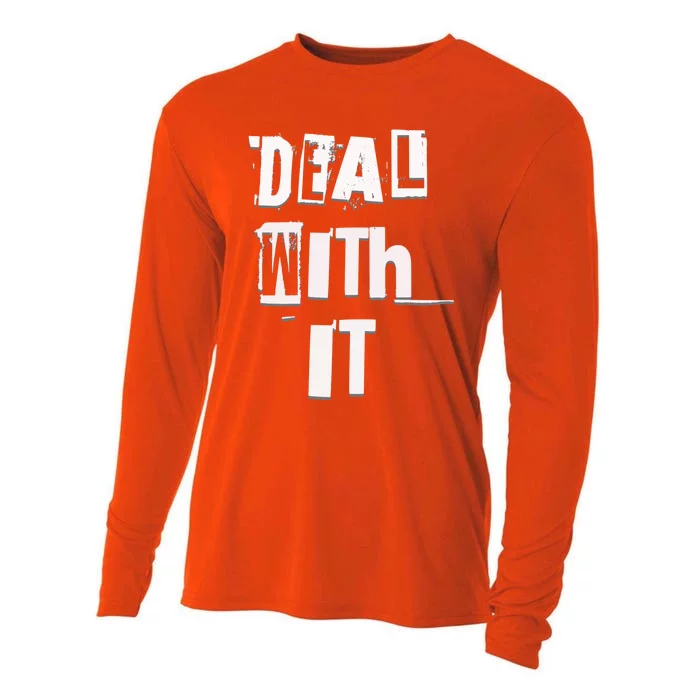 Deal With It Graffiti Streetwear Meaningful Gift Cooling Performance Long Sleeve Crew