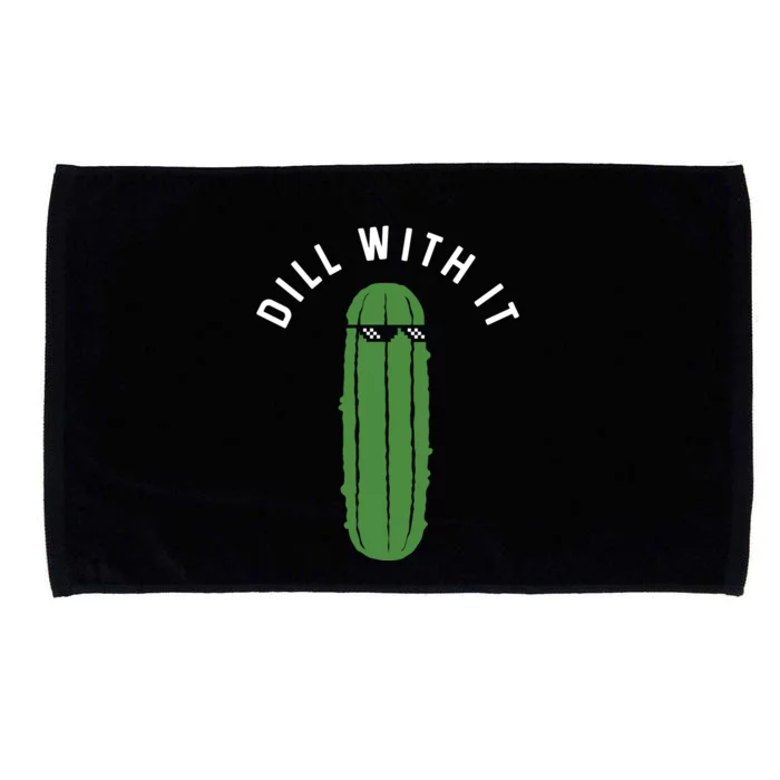 Dill With It Funny Microfiber Hand Towel