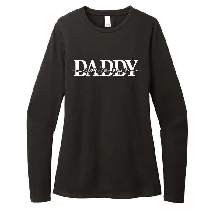 Daddy We Love You Father's Day Womens CVC Long Sleeve Shirt