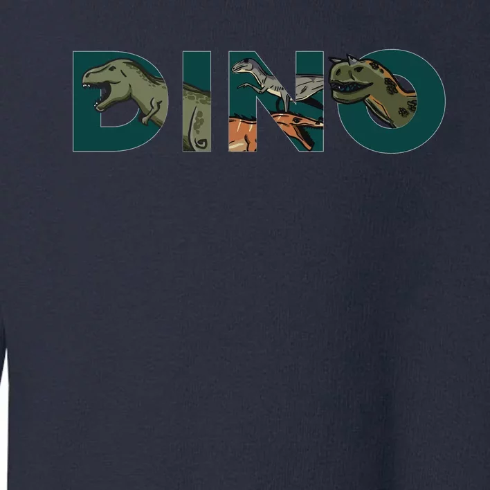 Dino Word Logo Toddler Sweatshirt