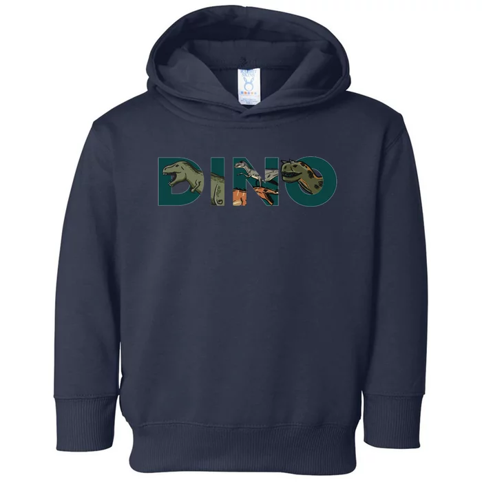 Dino Word Logo Toddler Hoodie