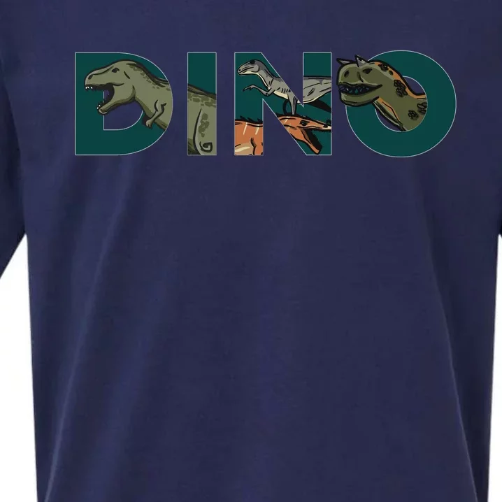 Dino Word Logo Sueded Cloud Jersey T-Shirt