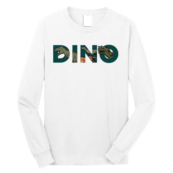 Dino Word Logo Long Sleeve Shirt