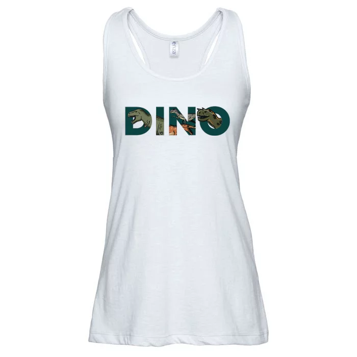 Dino Word Logo Ladies Essential Flowy Tank