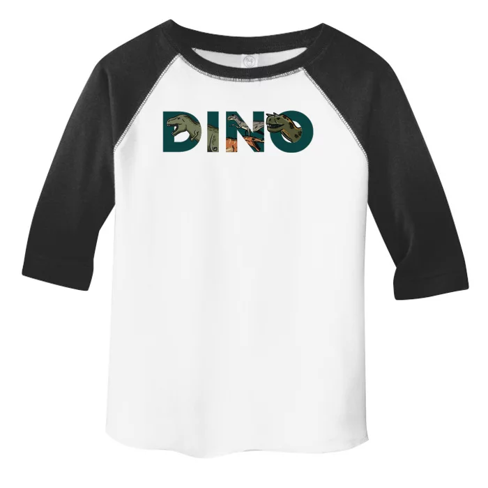 Dino Word Logo Toddler Fine Jersey T-Shirt