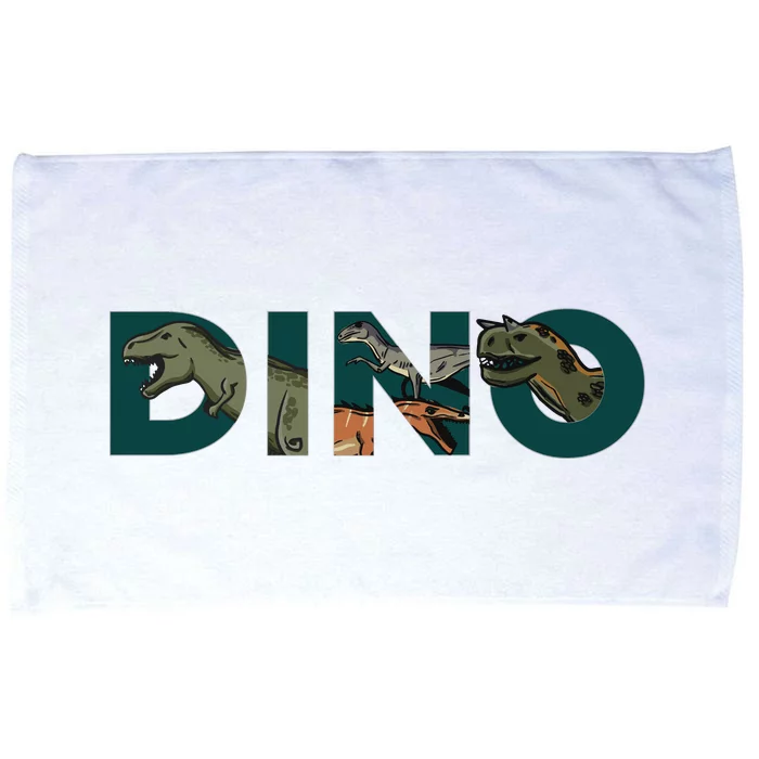 Dino Word Logo Microfiber Hand Towel