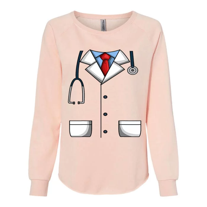 Doctor White Lab Coat Medical Dr. Dress Up Womens California Wash Sweatshirt