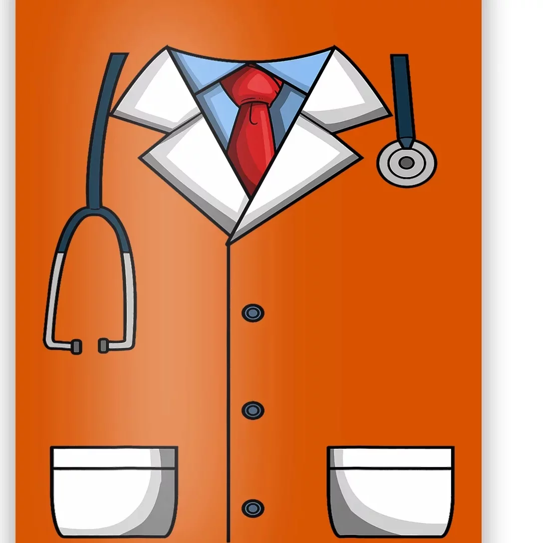 Doctor White Lab Coat Medical Dr. Dress Up Poster