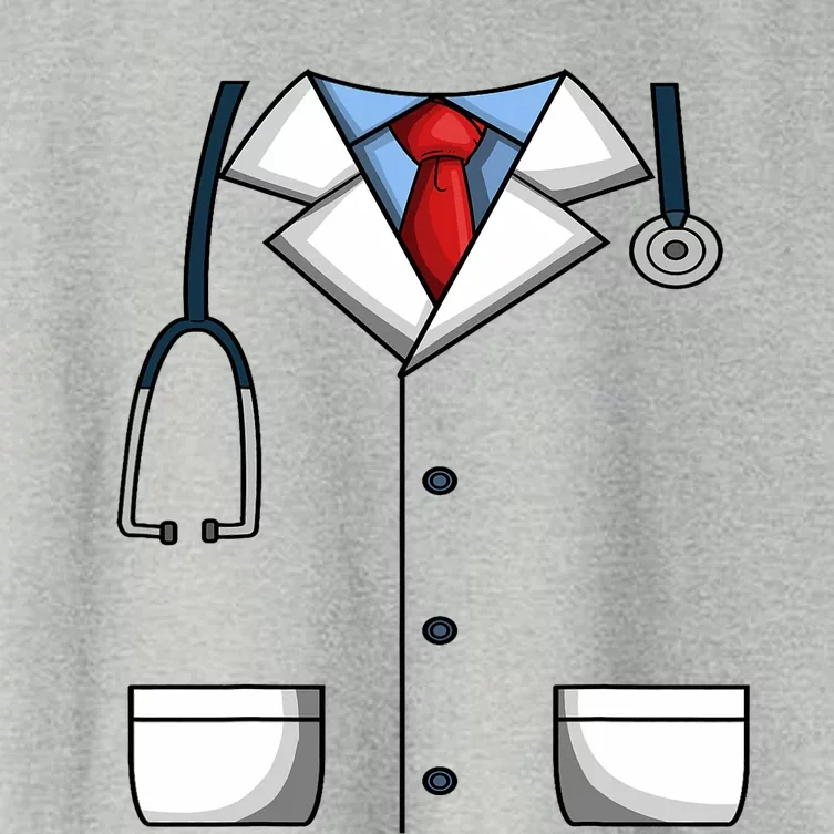 Doctor White Lab Coat Medical Dr. Dress Up Women's Crop Top Tee