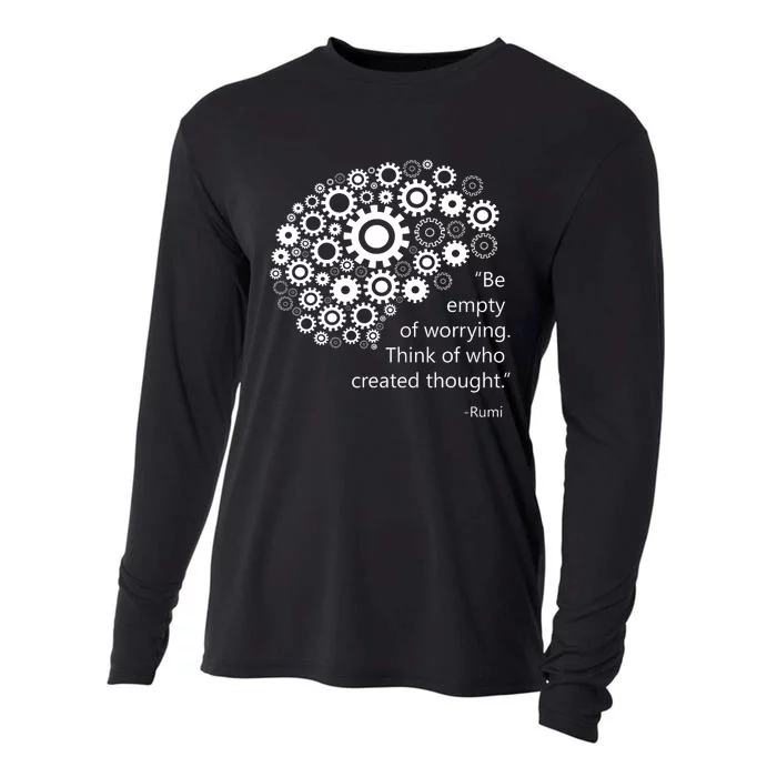 DonT Worry Mind Quote By Rumi Cooling Performance Long Sleeve Crew