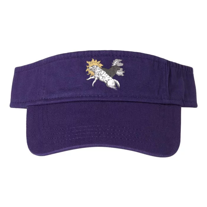 Double Wolf Moon Sun Valucap Bio-Washed Visor