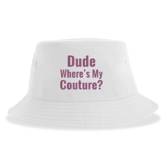 Dude Where's My Couture Sustainable Bucket Hat