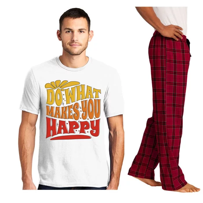 Do What Makes You Happy Positive Quote Pajama Set