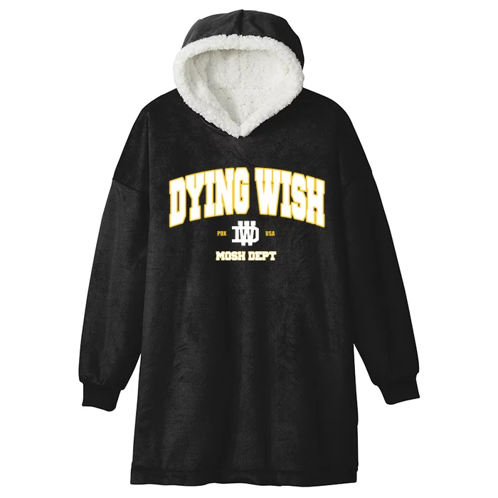 Dying Wish Mosh Dept Hooded Wearable Blanket