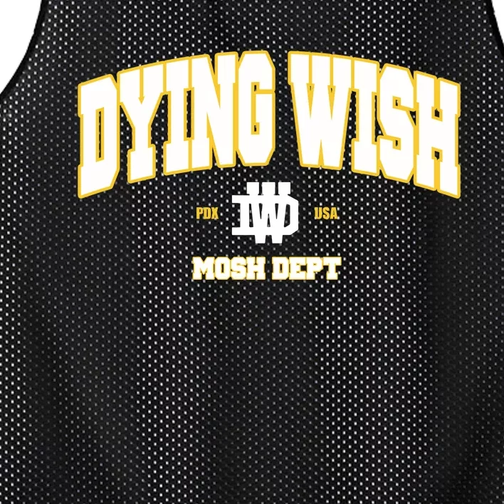 Dying Wish Mosh Dept Mesh Reversible Basketball Jersey Tank