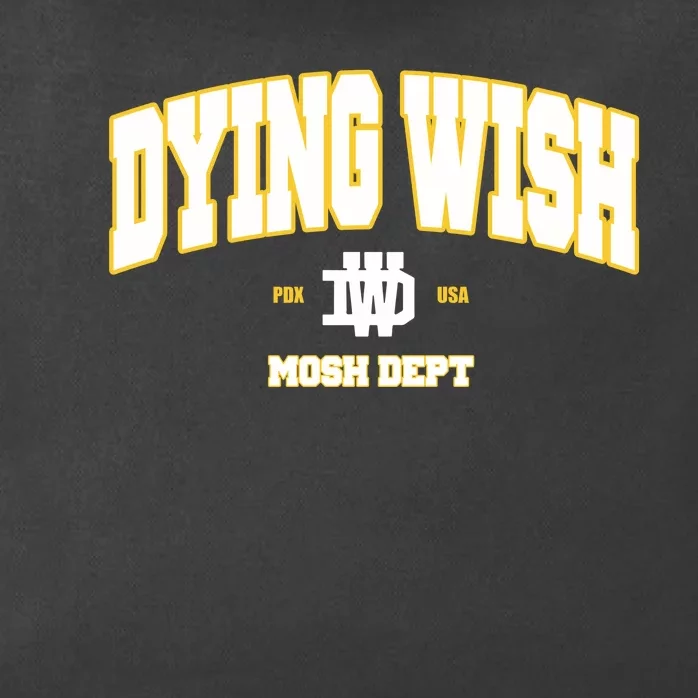 Dying Wish Mosh Dept Zip Tote Bag