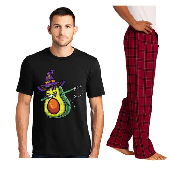 Dabbing Witch Mexican Avocado Nurse Vintage Gift Pajama Set