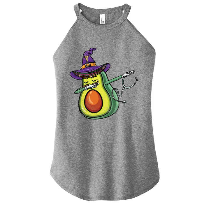 Dabbing Witch Mexican Avocado Nurse Vintage Gift Women’s Perfect Tri Rocker Tank