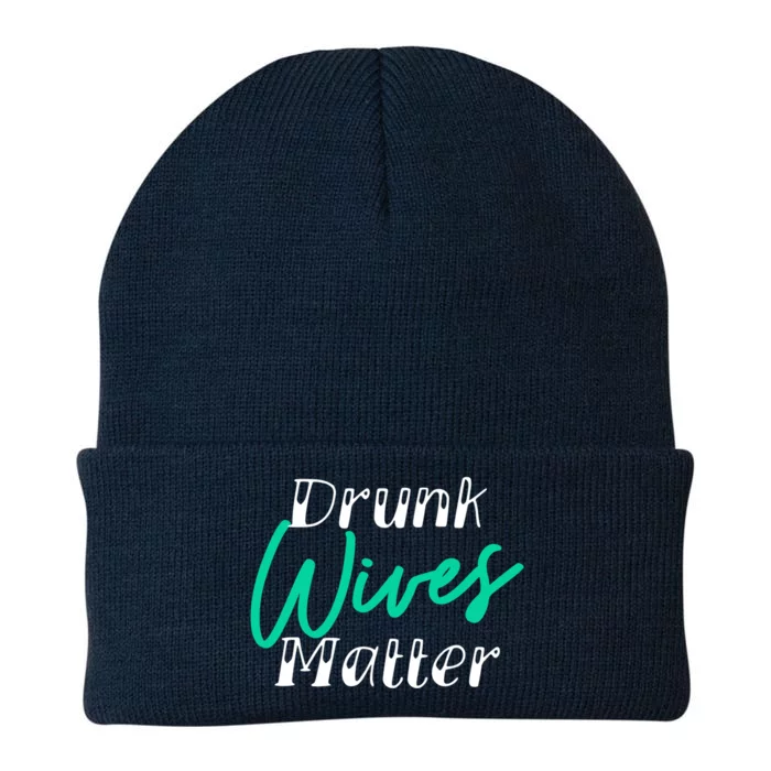 Drunk Wives Matter Gift Funny Alcohol Gift Cool Gift Knit Cap Winter Beanie