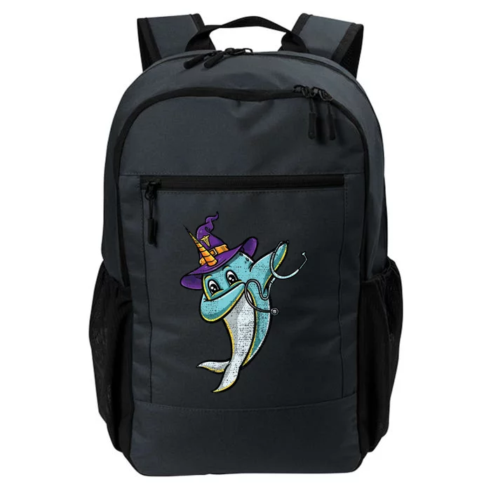 Dabbing Witch Narwhal Nurse Vintage Gift Daily Commute Backpack