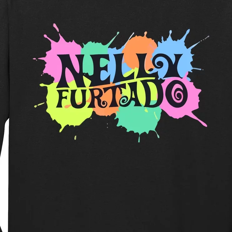 D.Rake Wearing Nelly Furtado Tall Long Sleeve T-Shirt