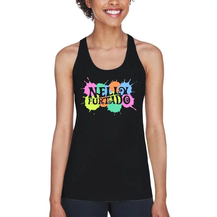 D.Rake Wearing Nelly Furtado Women's Racerback Tank