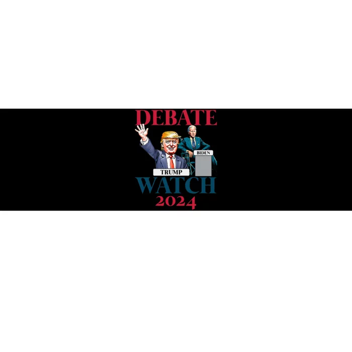 Debate Watch Party 2024 Trump Biden President Bumper Sticker