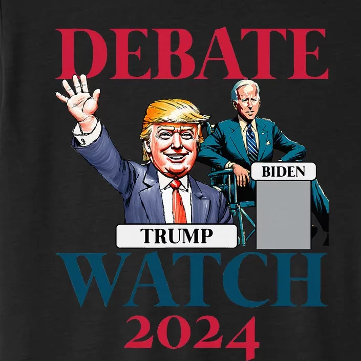 Debate Watch Party 2024 Trump Biden President ChromaSoft Performance T-Shirt