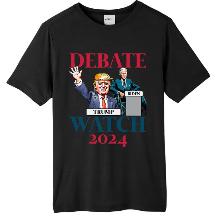 Debate Watch Party 2024 Trump Biden President ChromaSoft Performance T-Shirt