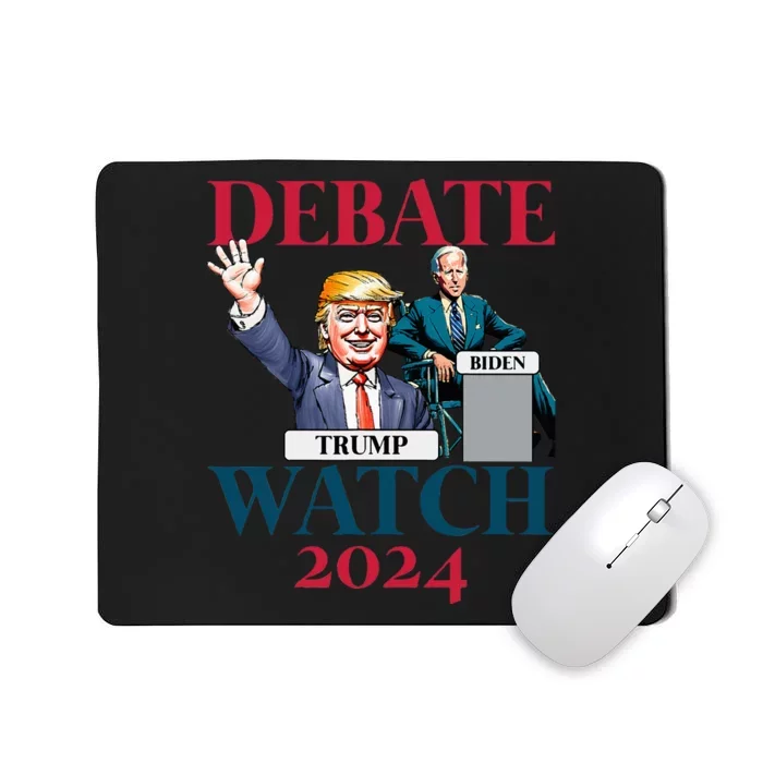 Debate Watch Party 2024 Trump Biden President Mousepad