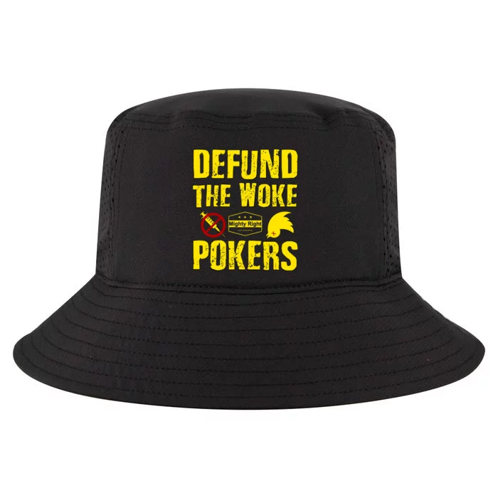 Defund Woke Pokers Cool Comfort Performance Bucket Hat