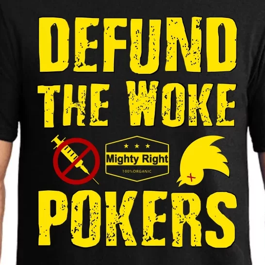 Defund Woke Pokers Pajama Set