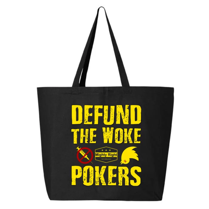 Defund Woke Pokers 25L Jumbo Tote